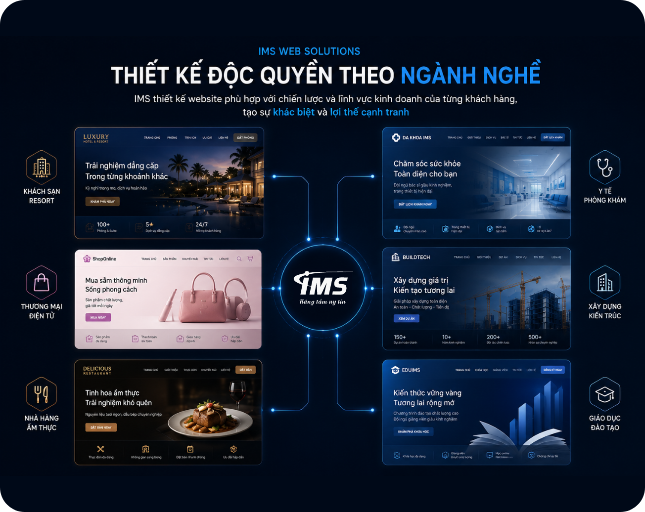 Thiết kế độc quyền theo ngành nghề